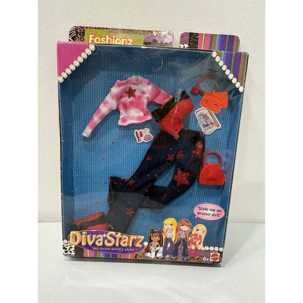 DIVA STARZ FASHIONZ GROOVY GIRL CLOTHES ACCESSORIES 2002 MATTEL NOS